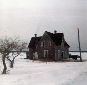 Black River house winter